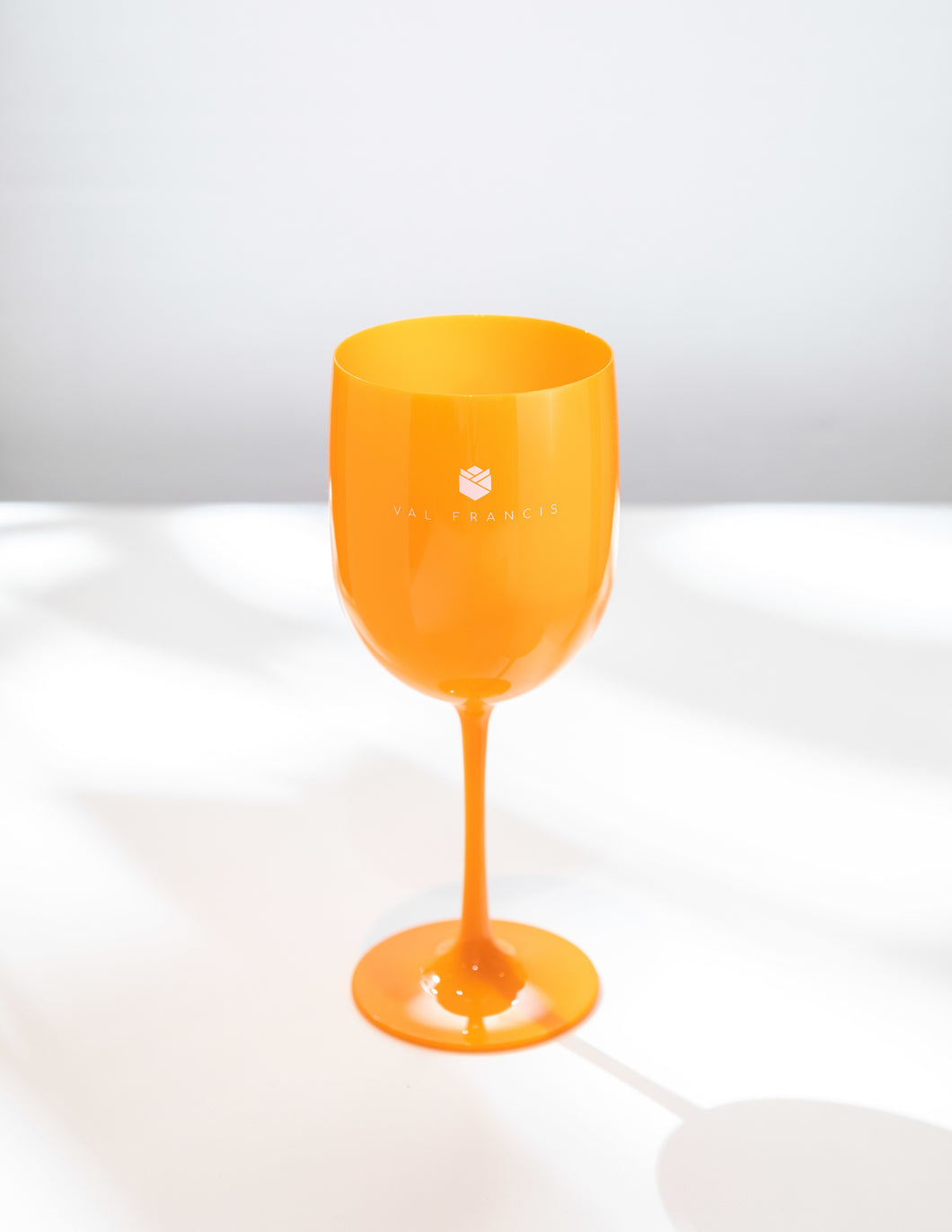 Wine Glasses Orange | White (Set of 6)